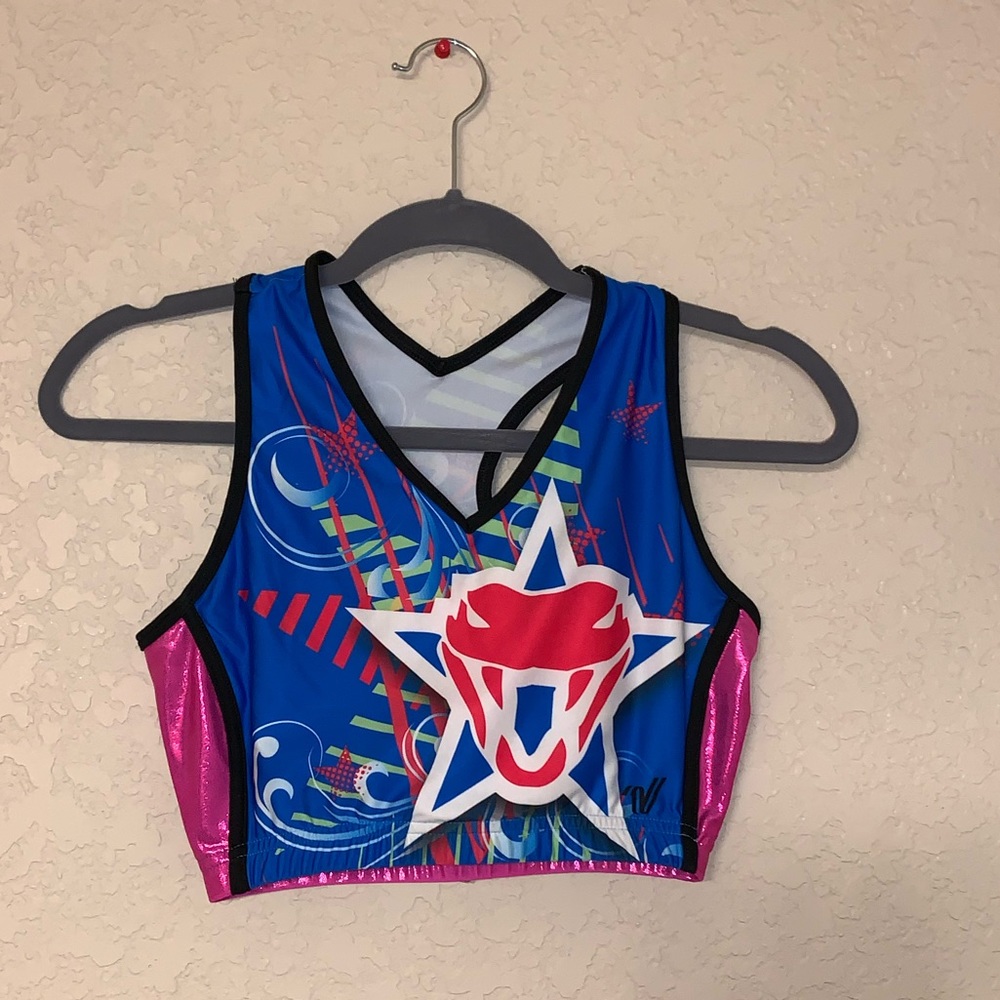 Stars Vipers Colorful Practice Sports Bra